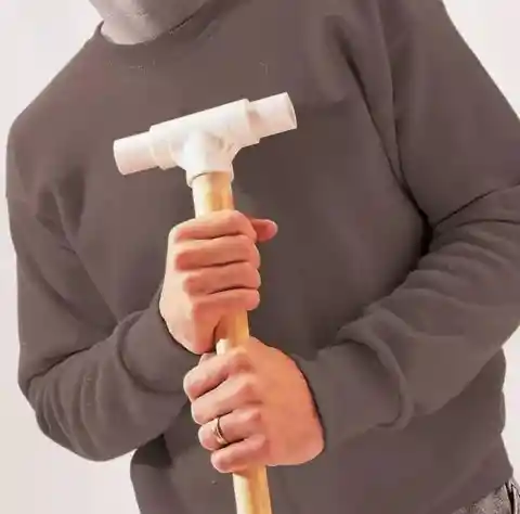 Shovel With PVC Handle