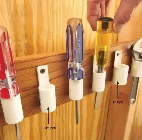 Handy PVC Tool Arrangement